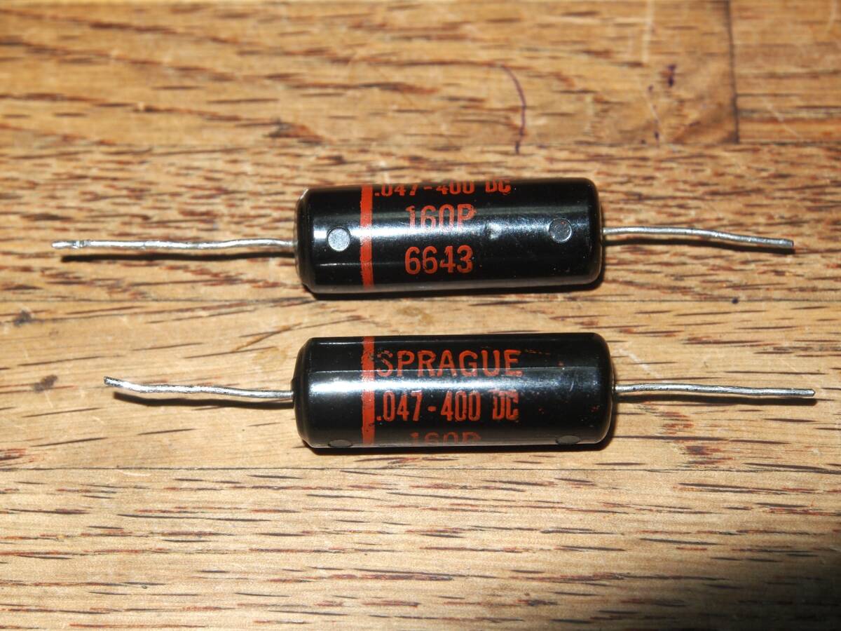 NOS Western Electric Sprague Black Beauty .1 Uf 200v Condensatore 160P - Foto 4