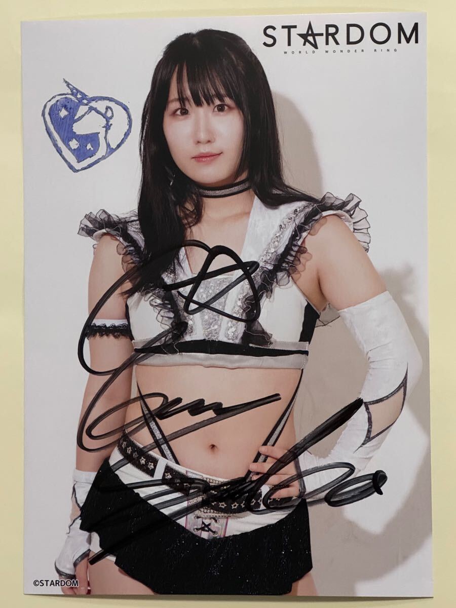 女子プロレス マリーゴールド MARIGOLD 直筆サイン入りポートレート 
