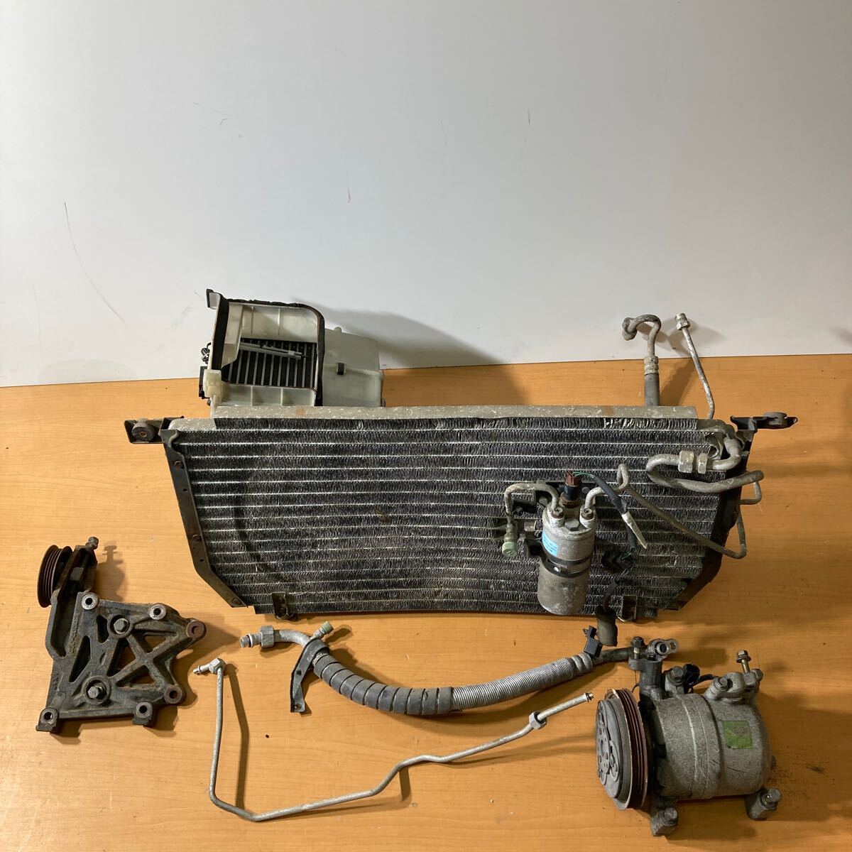 S14 シルビア SR20DE エアコン クーラー コンデンサー SR20 S14 シルビア SR20DE エアコン クーラー コンデンサー SR20