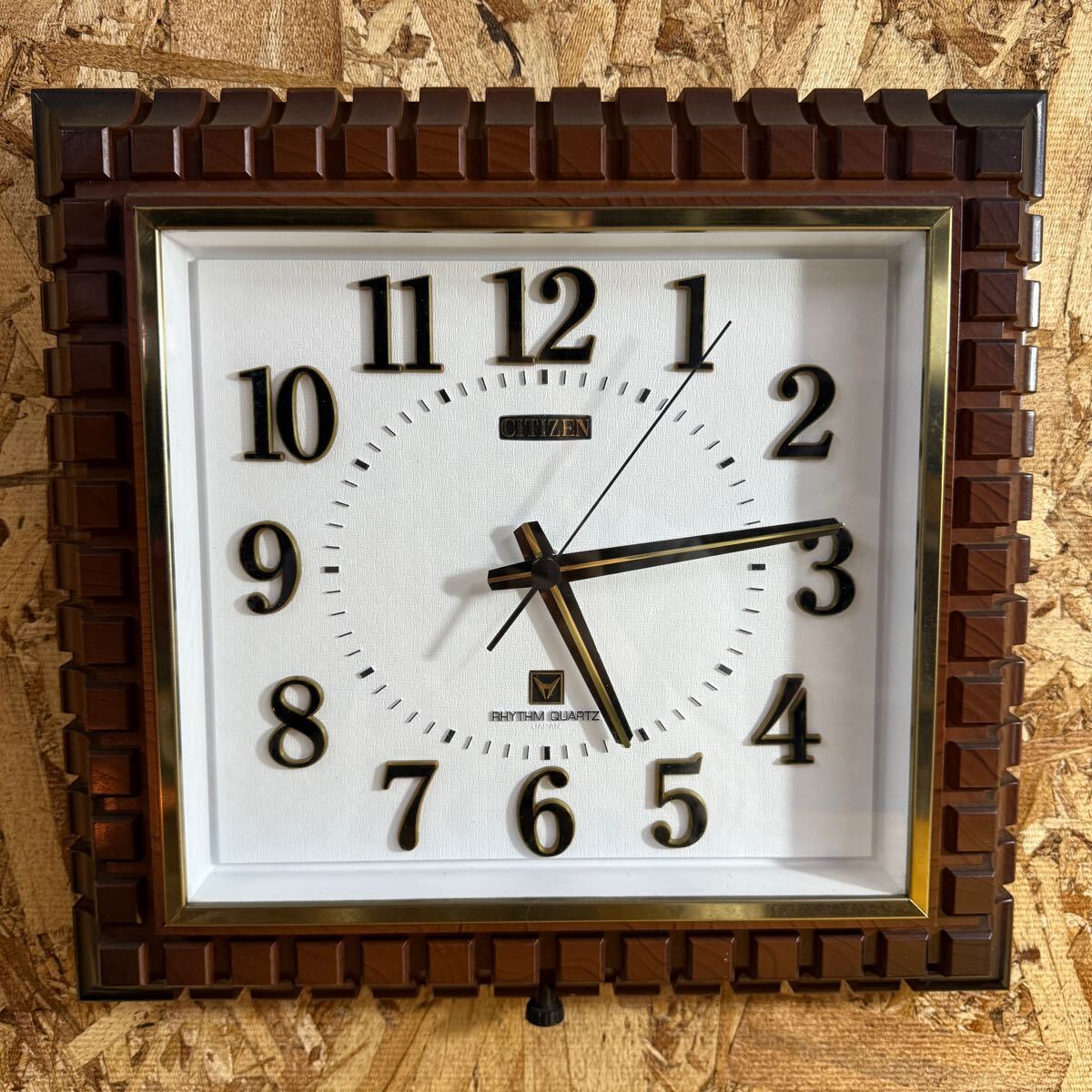 昭和レトロ　掛け時計 CITIZEN - 【citizen】シチズン☆昭和レトロ掛け時計(デイデイト