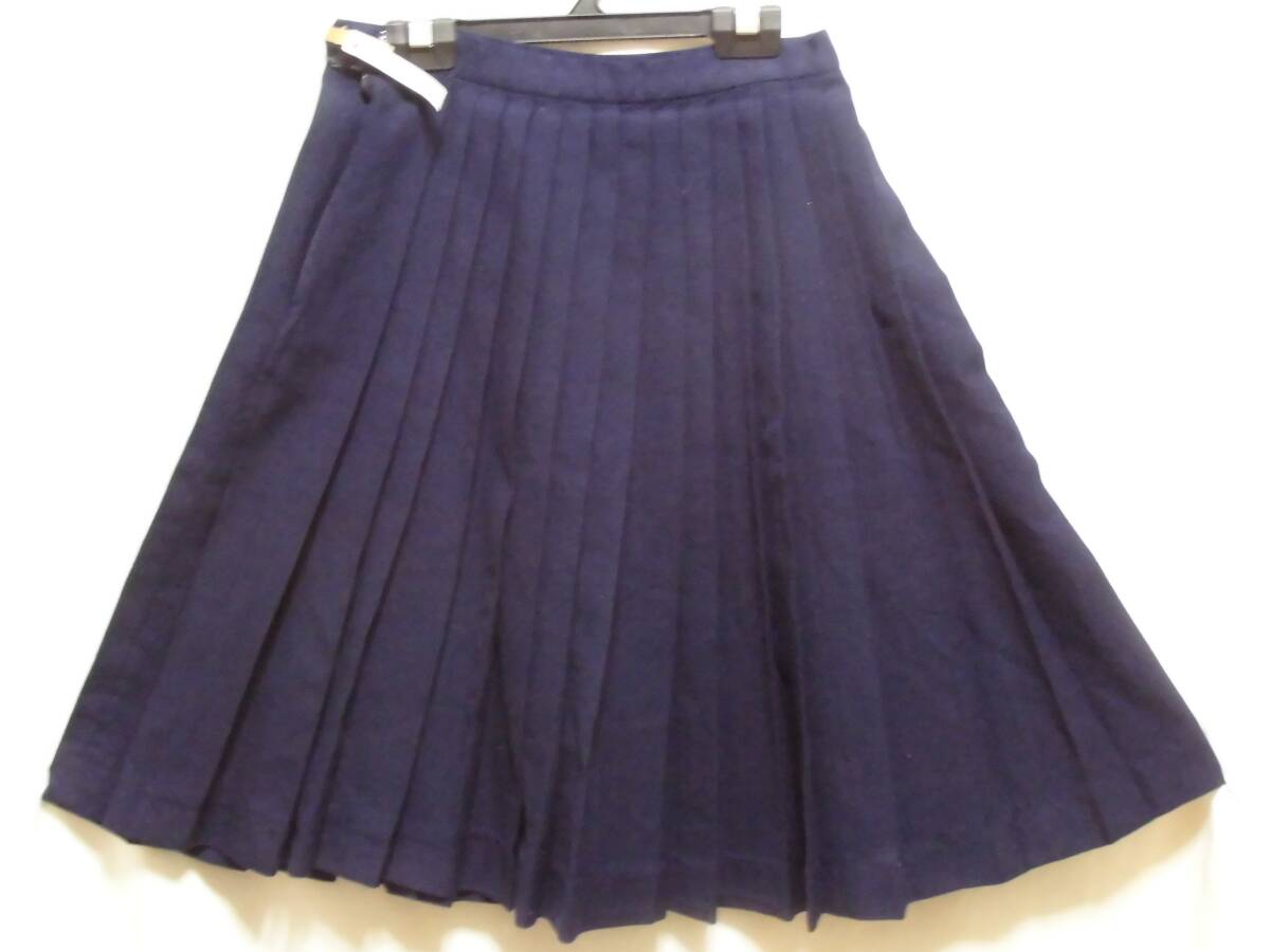 ウールプリーツカレッジスカート