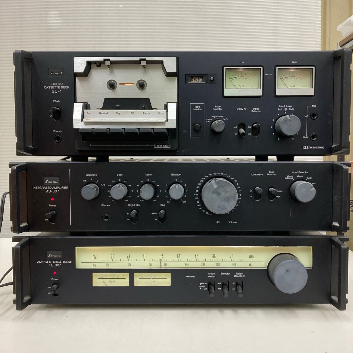SC-1. SANSUI 山水 サンスイ ステレオカセットデッキ ジャンク
