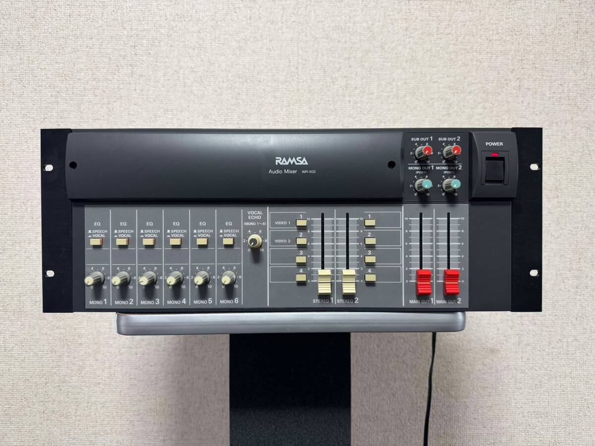 Panasonic　パナソニック RAMSA コンパクトミキサー WR-X02 Panasonic パナソニック RAMSA コンパクトミキサー WR-X02