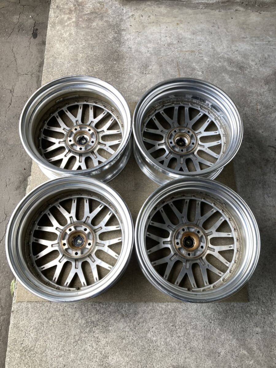 傷や汚れあり】WORK ワーク ランベックLF1 18インチ 8.5J+36 ホイール4  