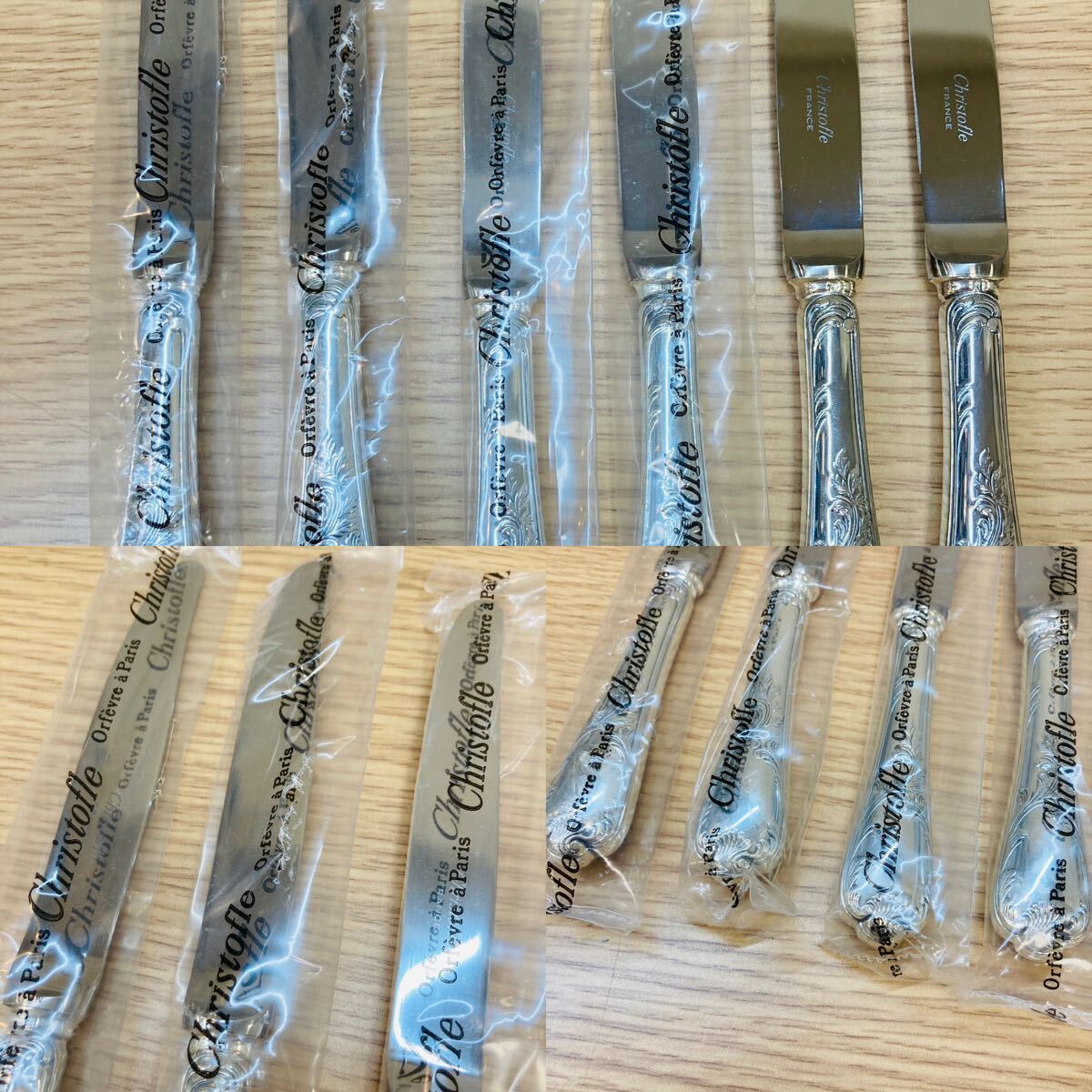 未使用☆仏蘭西高級銀器クリストフルシルバー ケーキフォーク2本セット　マルリー 未使用品☆仏蘭西高級銀器クリストフルシルバー ケーキフォーク