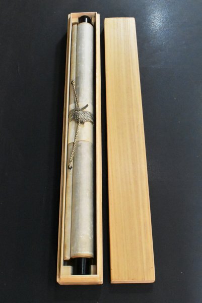 中古】HG568「華邦山人山水図 木村華邦」約138*67中国日本画書道