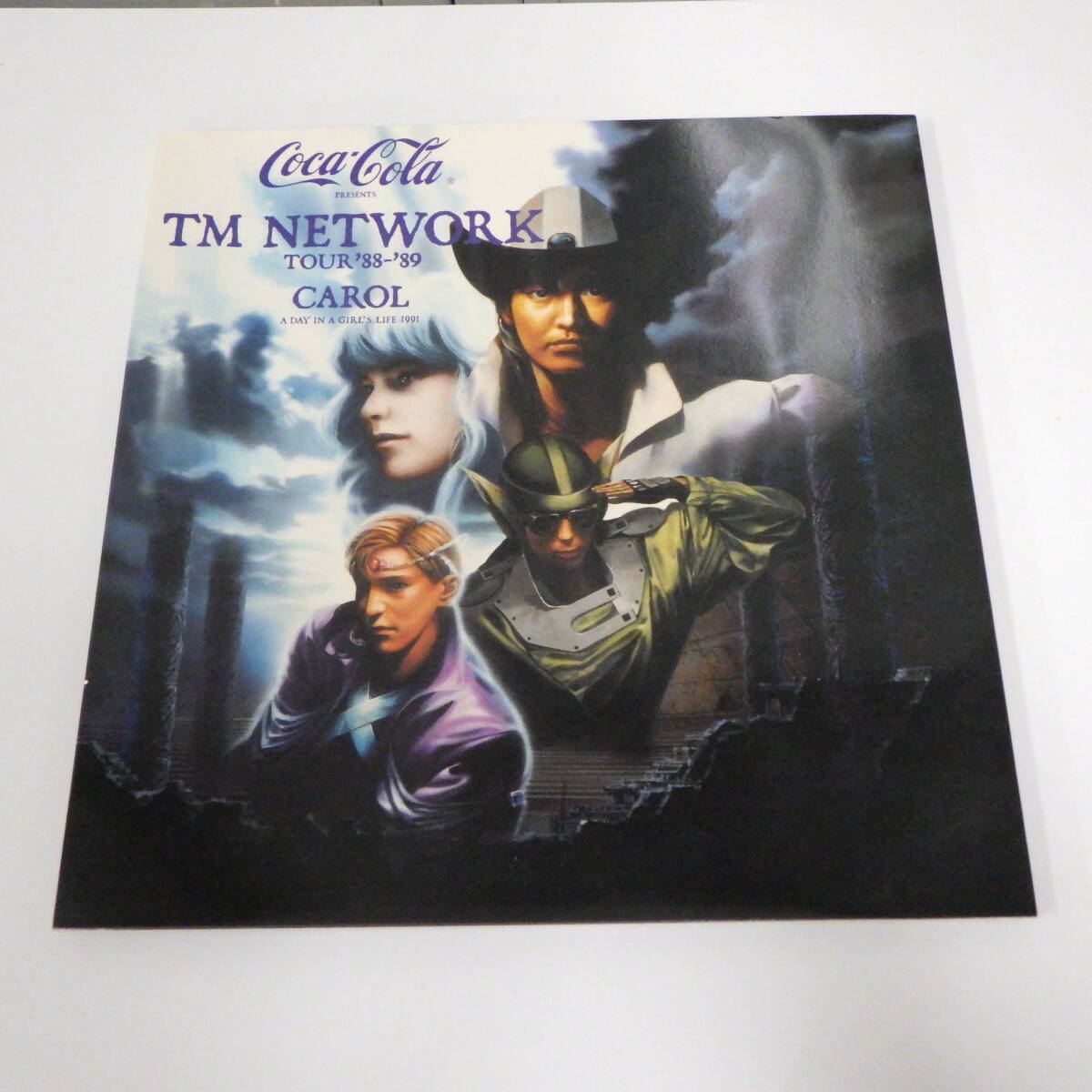 傷や汚れあり】TM NETWORK CAROL TOUR 88-89 ツアーパンフレット