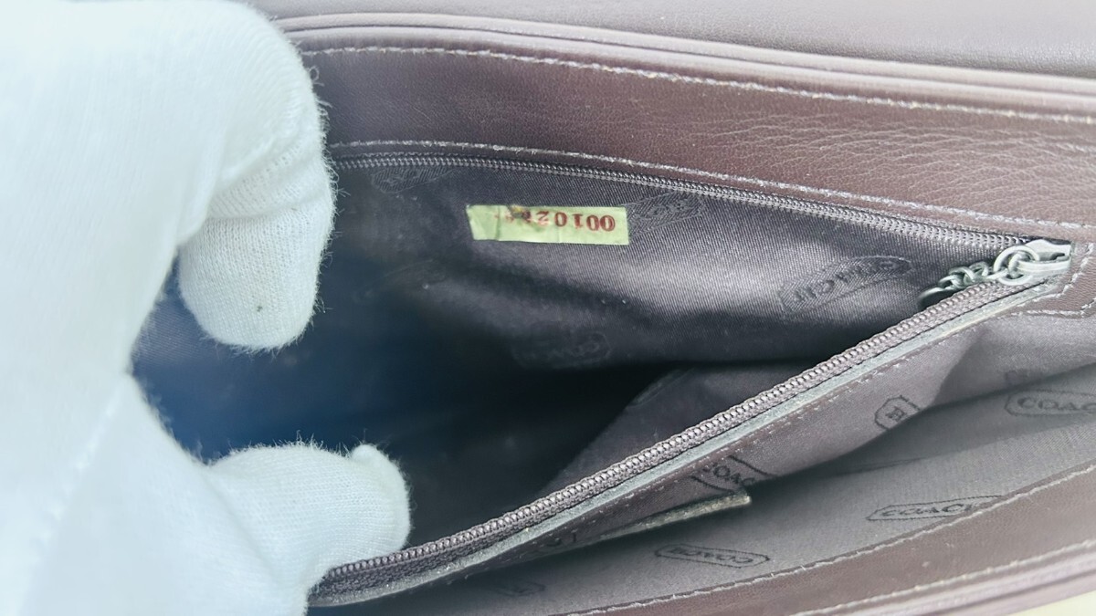 COACH】 オールドコーチ 9045 ターンロック開閉 筒形 2WAY
