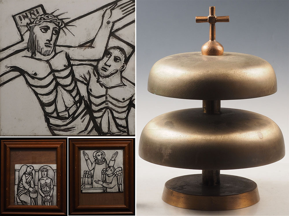 潜伏キリシタン 【風】 仏 隠れキリシタン 十字架像 阿弥陀仏十字架