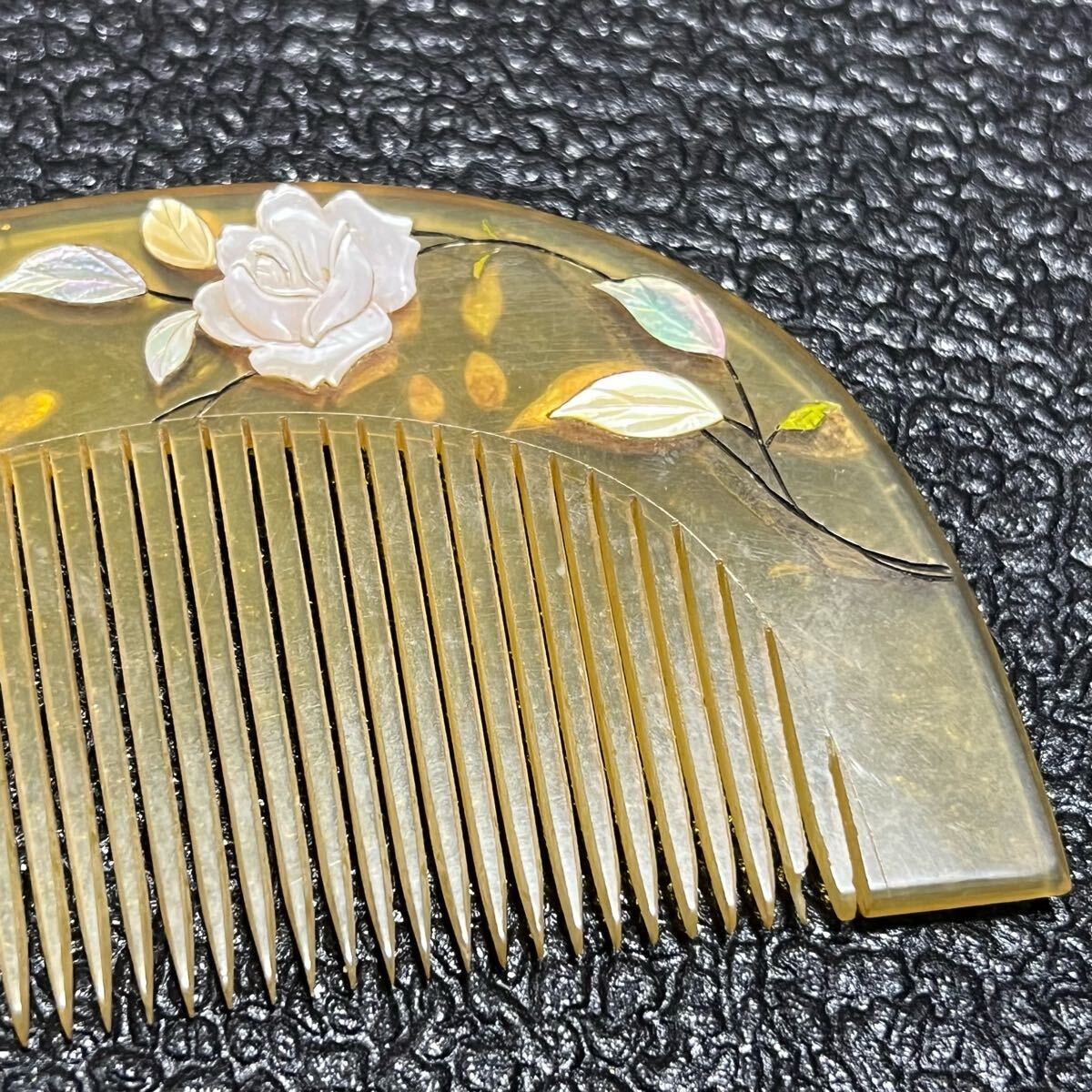 鼈甲櫛 鼈甲 櫛、笄セット 三越製 | 古美術ささき