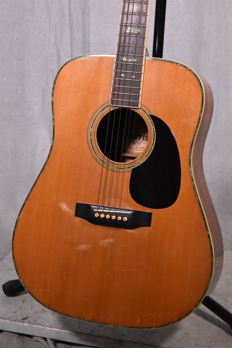 Morris S-101 藤村政明　エレアコ　アコースティックギター Yahoo!オークション - 【b3】 Morris 藤村政明 S-101 llI
