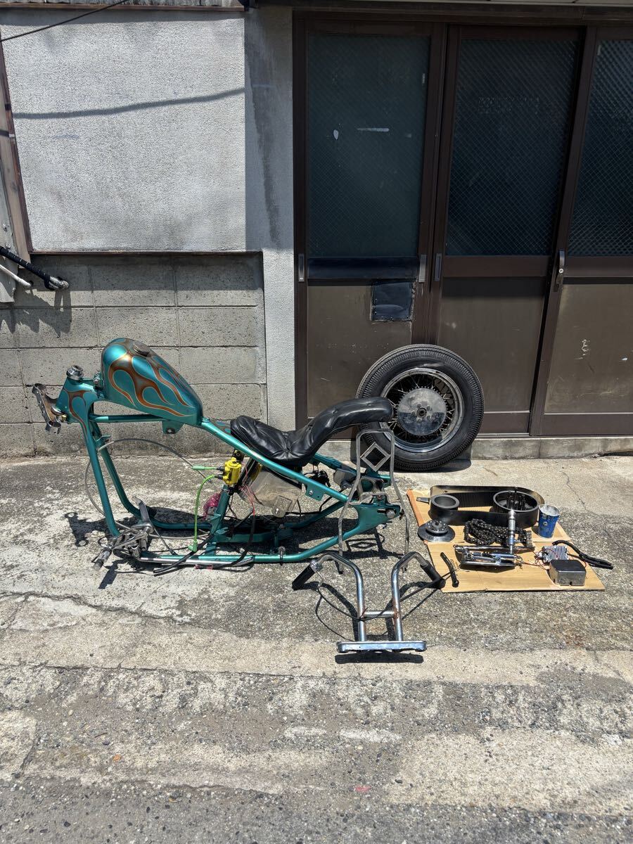 激レア！WM3.18！50s 60s ダンロップリム ホイール 2.15 40穴 Made in England ナックルヘッド パンヘッド ショベルヘッド トライアンフ DUNLOP ダンロップ 鉄リム WM3-18(トライアンフ triumph 別体 ユニット