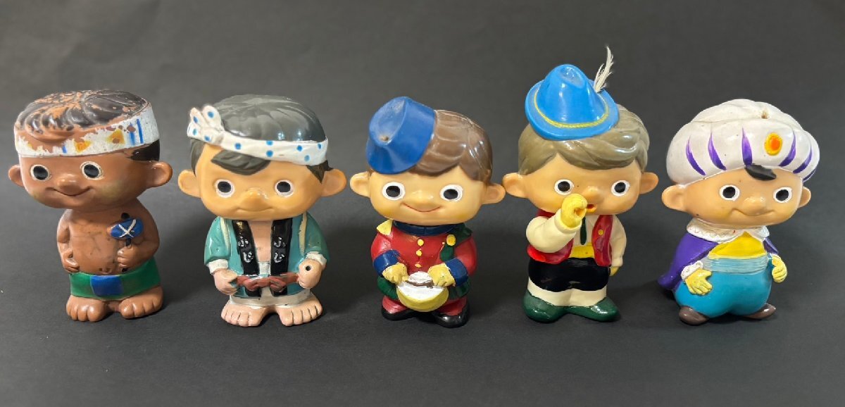 新品】ソフビ 貯金箱 富士銀行 ぼくちゃん 貯金箱 16個 昭和レトロ の