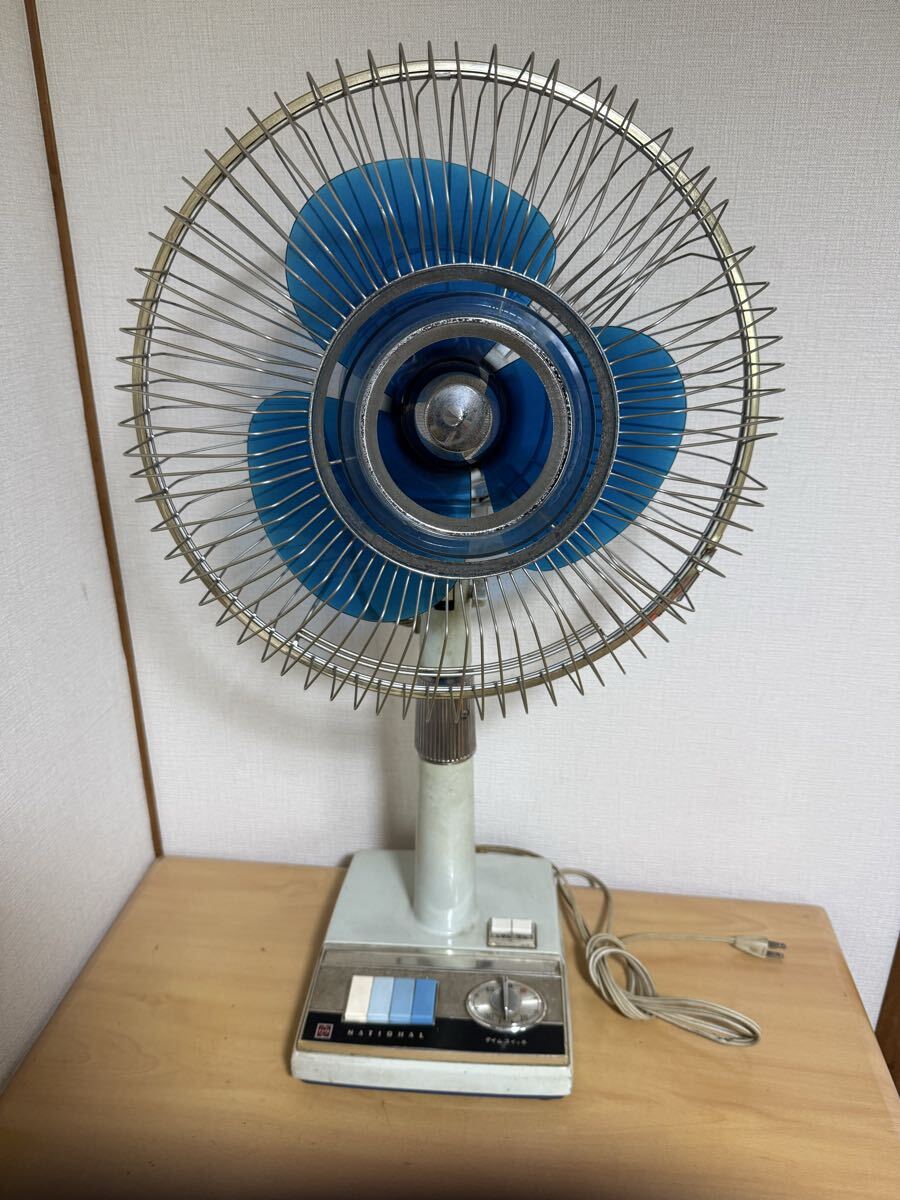 【傷や汚れあり】Y25080407 National 扇風機 F-30LE ナショナル レトロ扇風機 昭和レトロ アンティーク 稼働品 レトロ ...