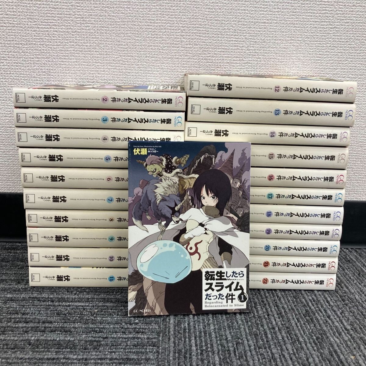 新品】転生したらスライムだった展 直筆サイン入り額縁アート みっつば