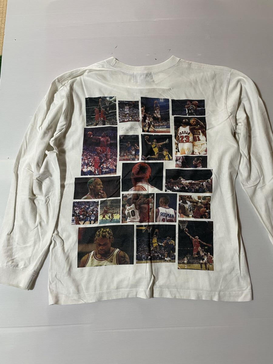 90s パキ綿 デニス・ロッドマン 長袖Tシャツ】ビンテージ ロンT dennis
