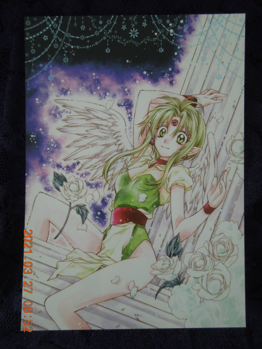 サイン入り複製原画 神風怪盗ジャンヌ 5☆種村有菜☆額縁つき
