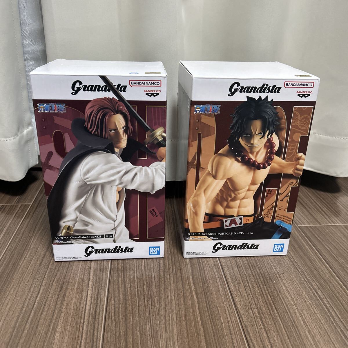 1円スタート ワンピース ポートガス D エース シャンクス フィギュア セット ONE PIECE grandista ACE- -SHANKS-の1番目の画像