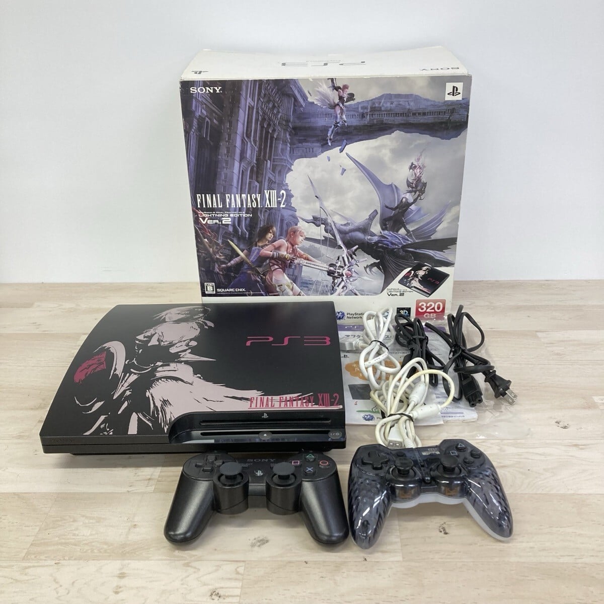 SONY PS3 本体 ファイナルファンタジー XIII-2 LIGHTNING EDITION Ver.2 320GB PlayStation3　ライトニングエディション/CECH-3000B[H0275]の1番目の画像