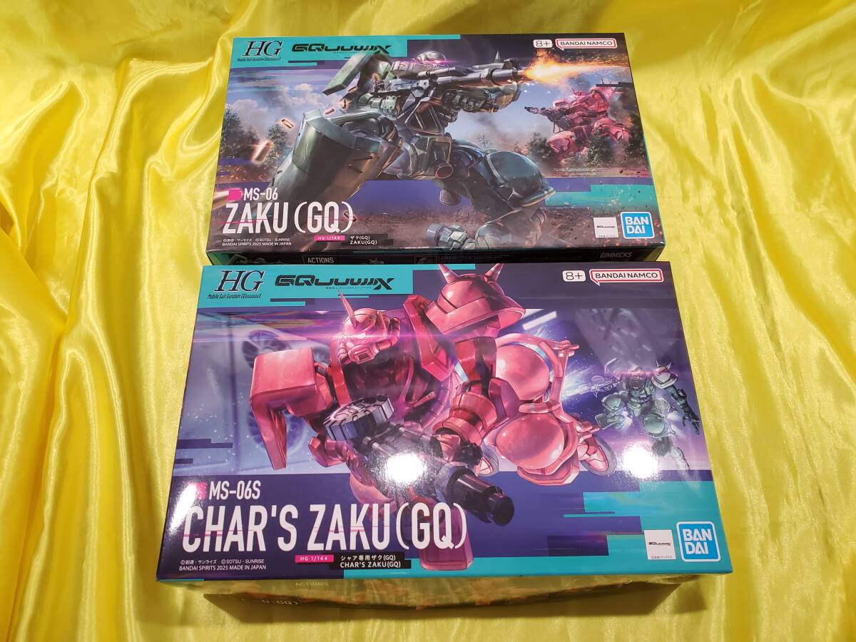 未開封　バンダイ　ガンプラ　HG 1/144 シャア専用ザク(GQ)/ザク(GQ)　機動戦士Gundam GQuuuuuuX』(ジークアクス)の1番目の画像