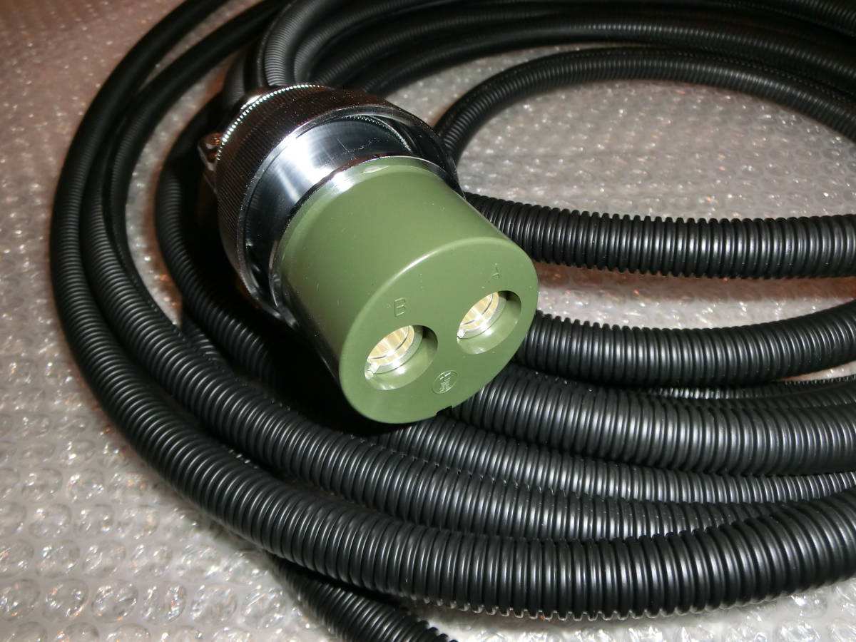 新品】50Φコネクター 電源ケーブル22sq 6m トラクター
