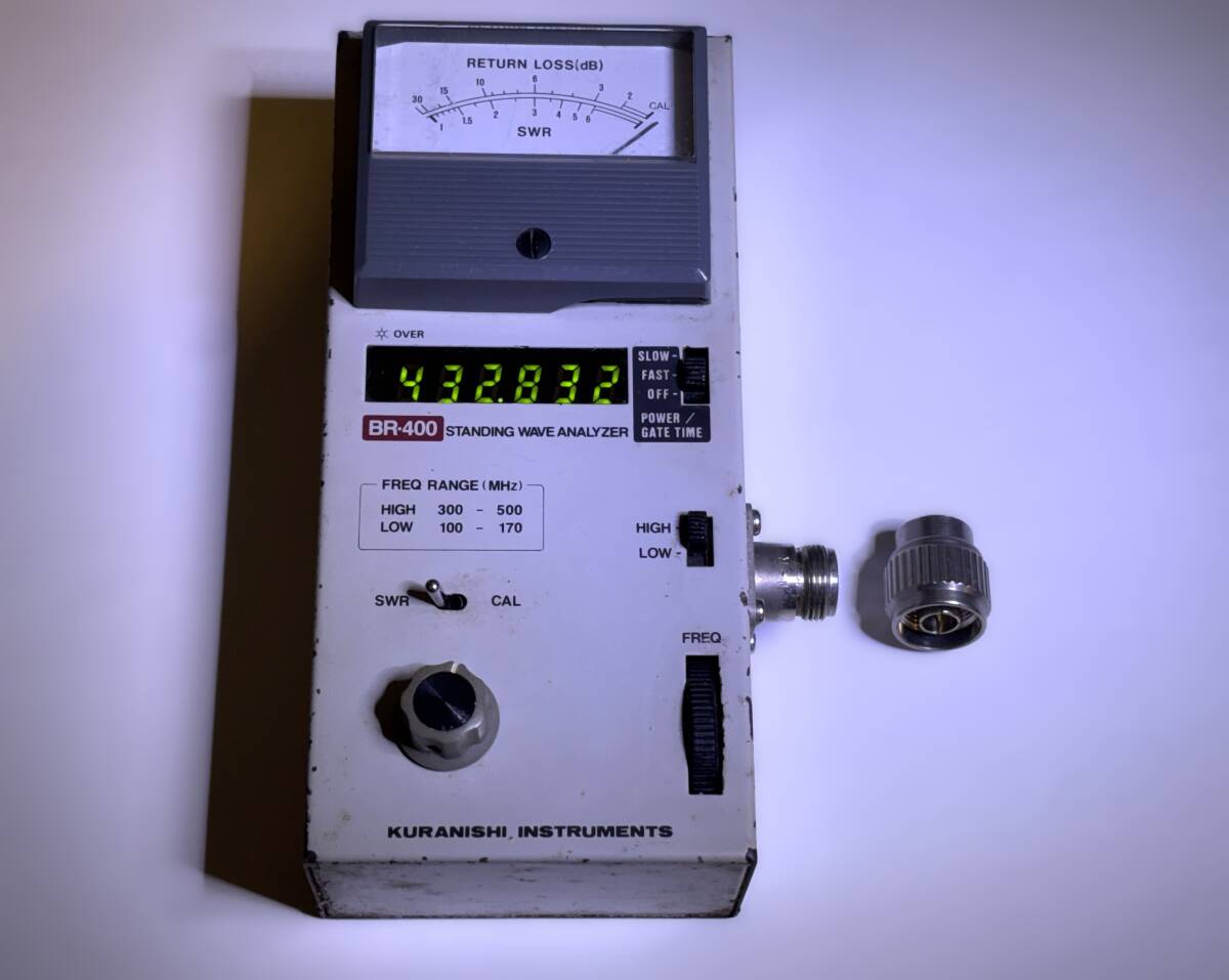 【全体的に状態が悪い】【動作品】クラニシ アンテナアナライザー BR-400 144/430MHz (Kuranishi BR400 ...
