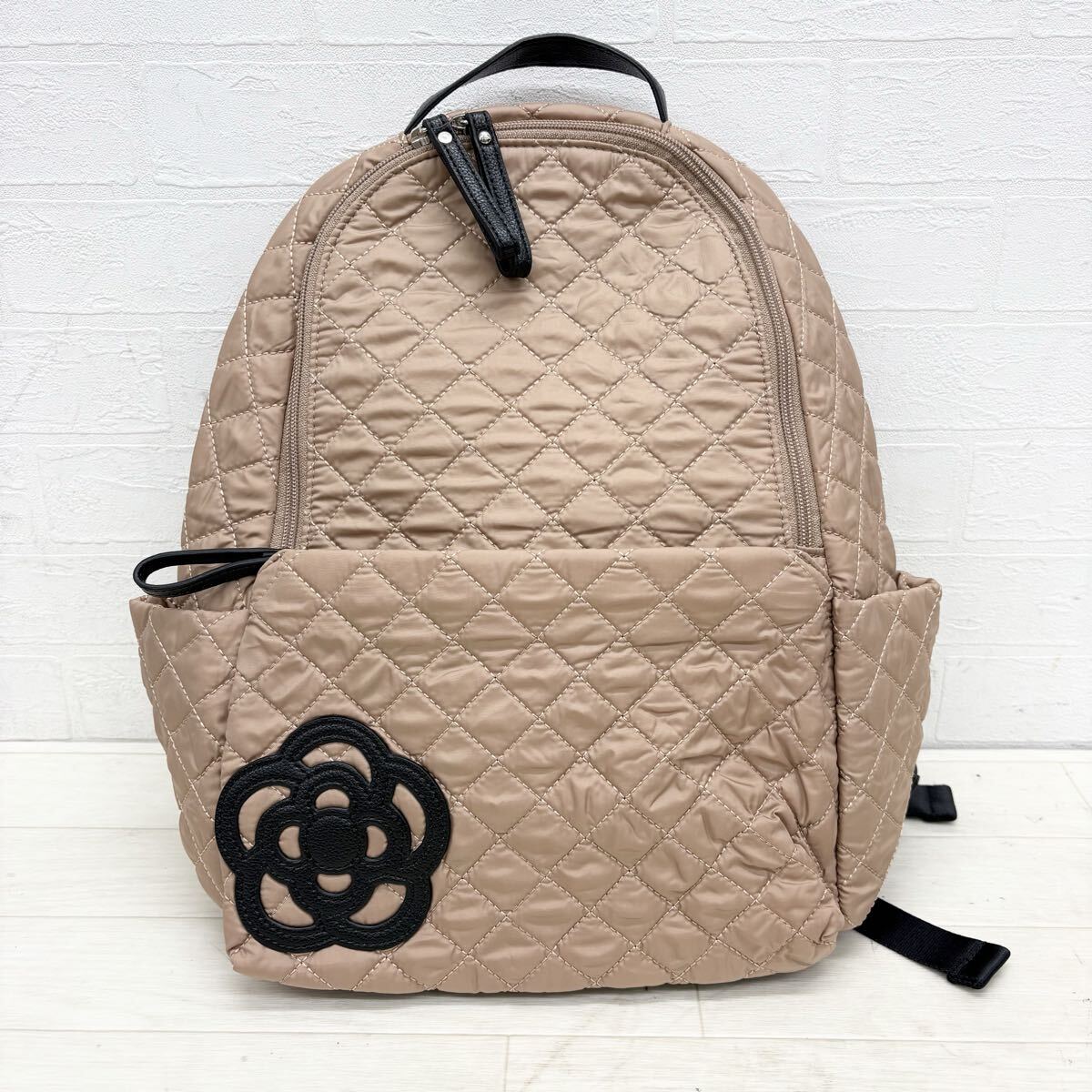 ☆未着用☆ CLATHAS クレイサス ◇ キルティング レザー長財布 