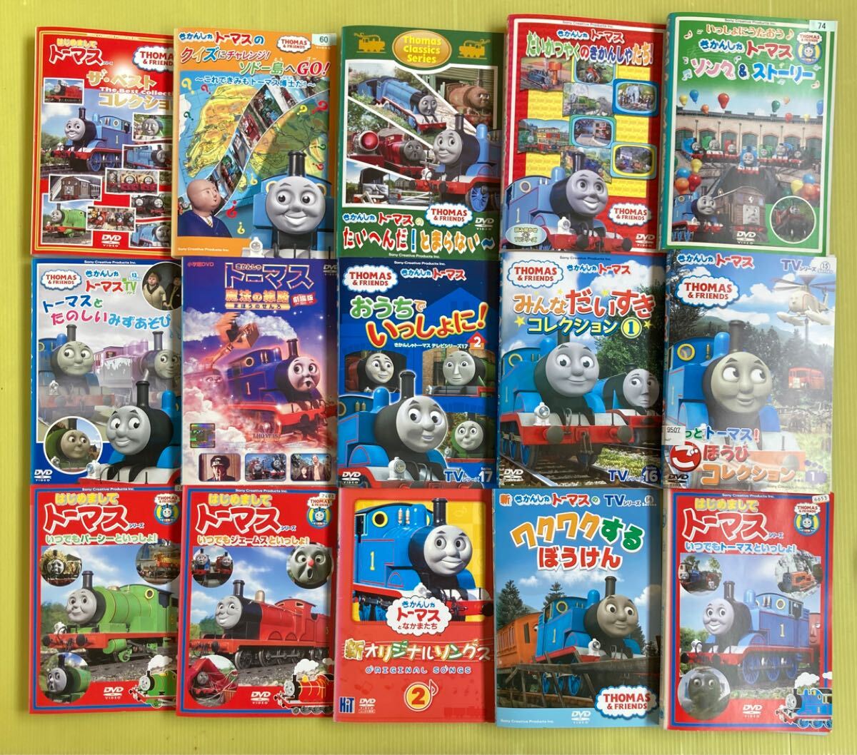 中古】DVD きかんしゃトーマス 8本セット レンタル落ち ZZ100の落札