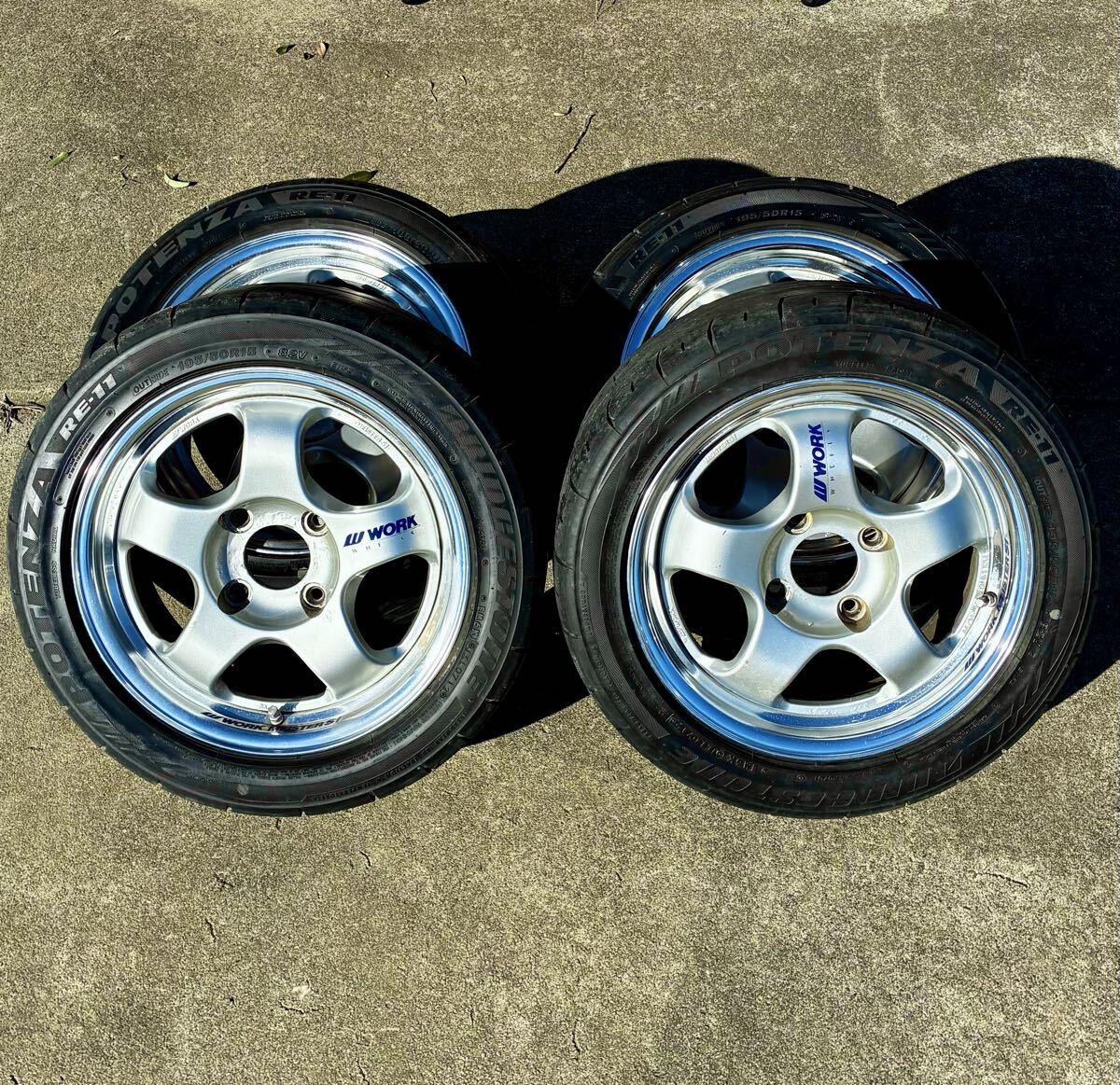 WORK Meister CR01 16インチ 4穴 8.5j ＋3 ワークマイスター 引っ張り