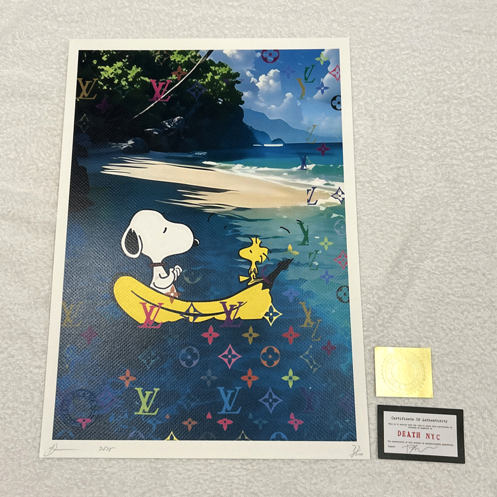 未使用】世界限定100枚 DEATH NYC スヌーピー SNOOPY ルイヴィトン