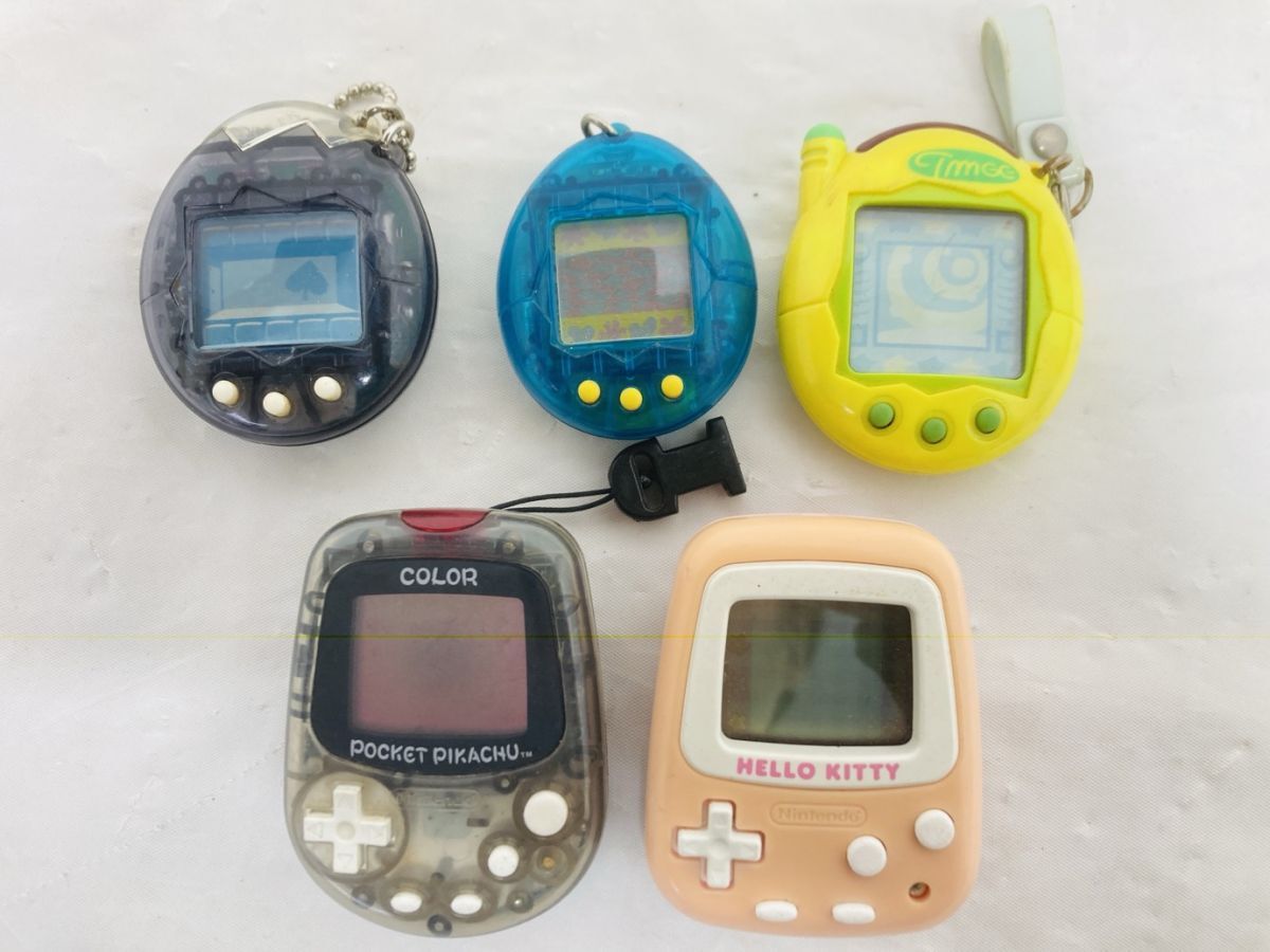 ジャンク品です】たまごっち ポケットピカチュウ あるくんです ぎゃお