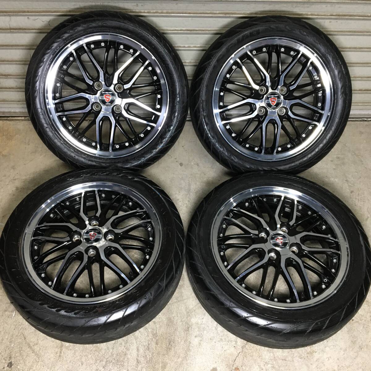 ☆ホンダ エディックス純正ホイール☆PCD114.3 6.5J+50☆205/55R16☆4 