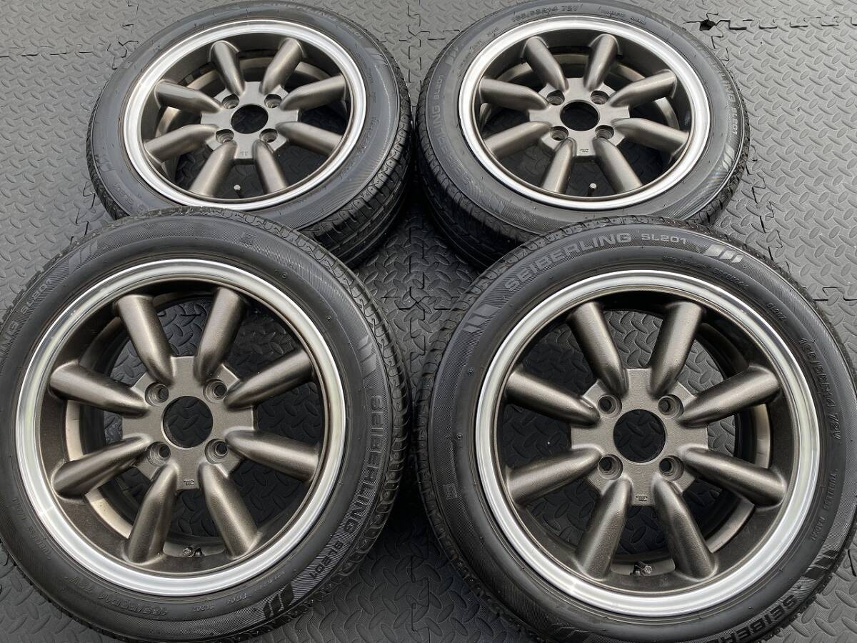 超美品! スズキ アルト ターボRS 純正 エンケイ 軽量 ホイール BS
