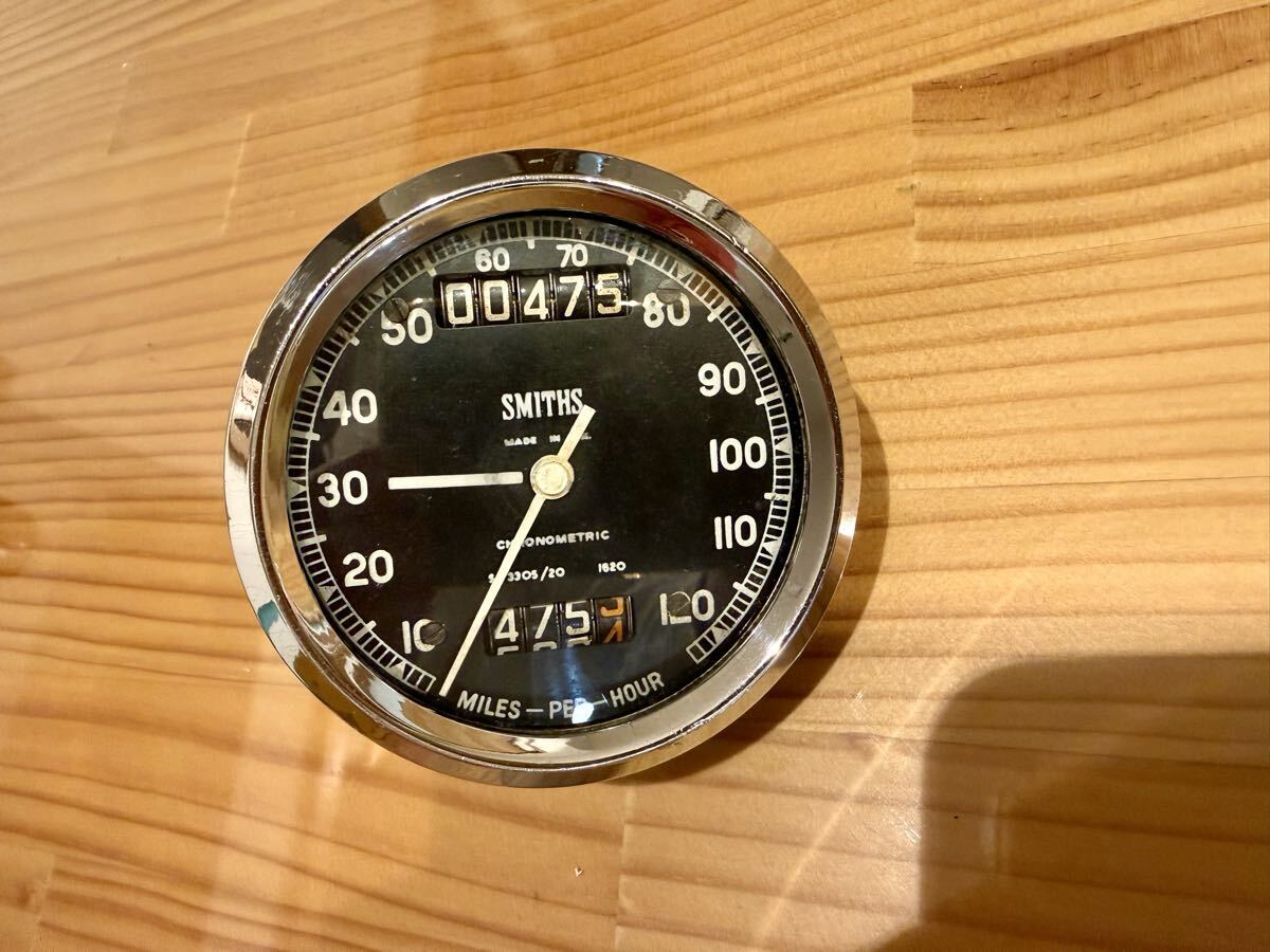 OH済 スミス クロノメトリック D シェイプ 120km ビンテージ スピード