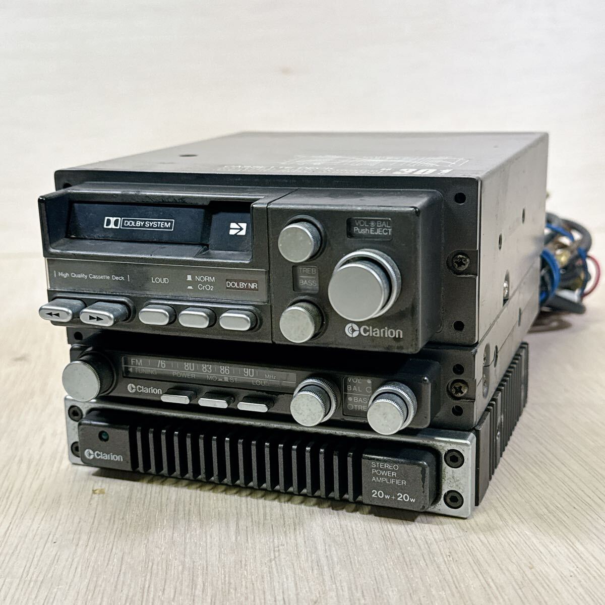 MODEL EC AA-9000A 24V クラリオン チューナーアンプ 観光バス 日野 