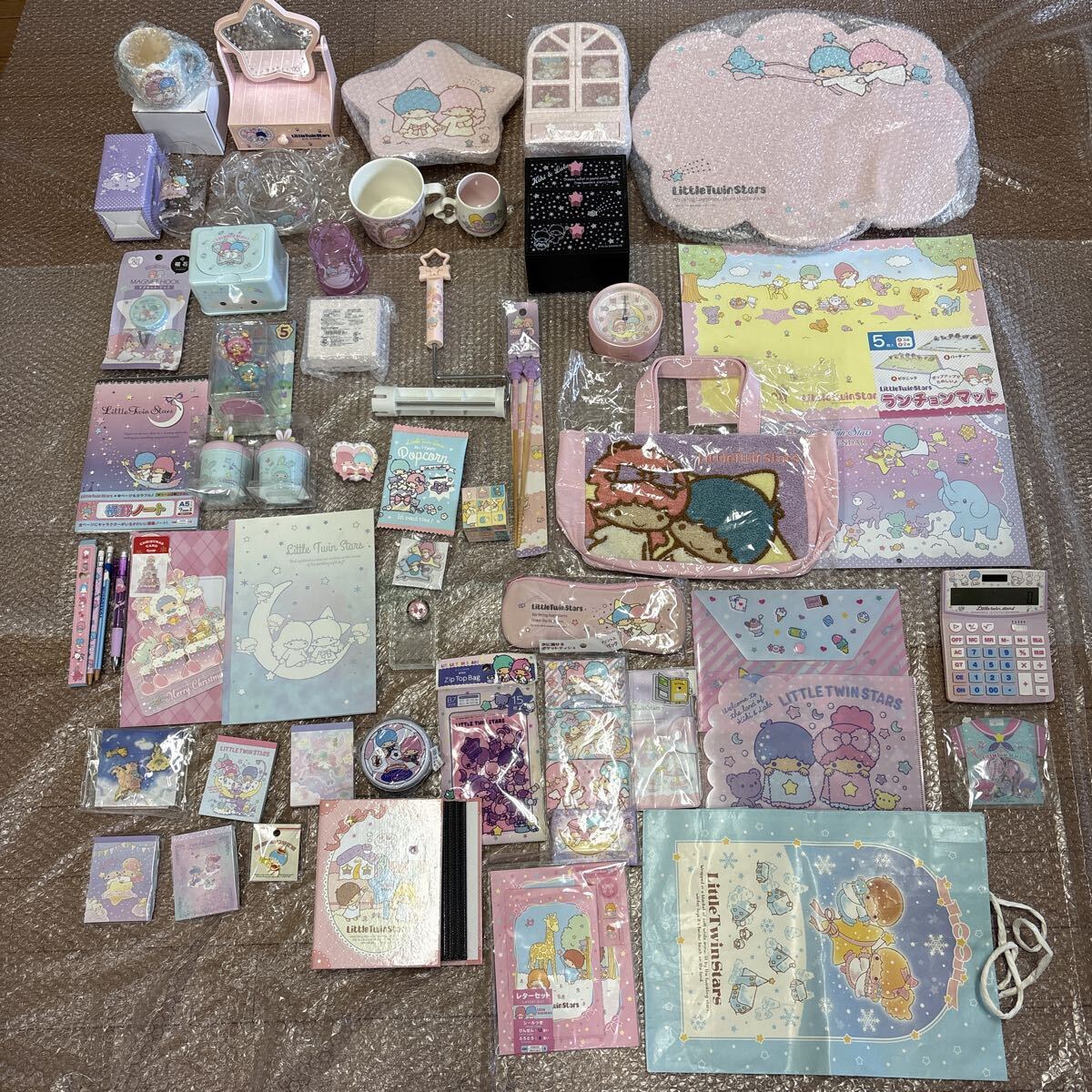 新品】リトルツインスターズ ソフビドールセット 着せ替え きぐるみ 