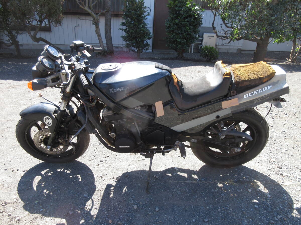 カワサキ　GPZ400R 部品取り　レストアベース　ZX400D Yahoo!オークション - カワサキ GPZ400R ZX400D-019 部品取り レストア