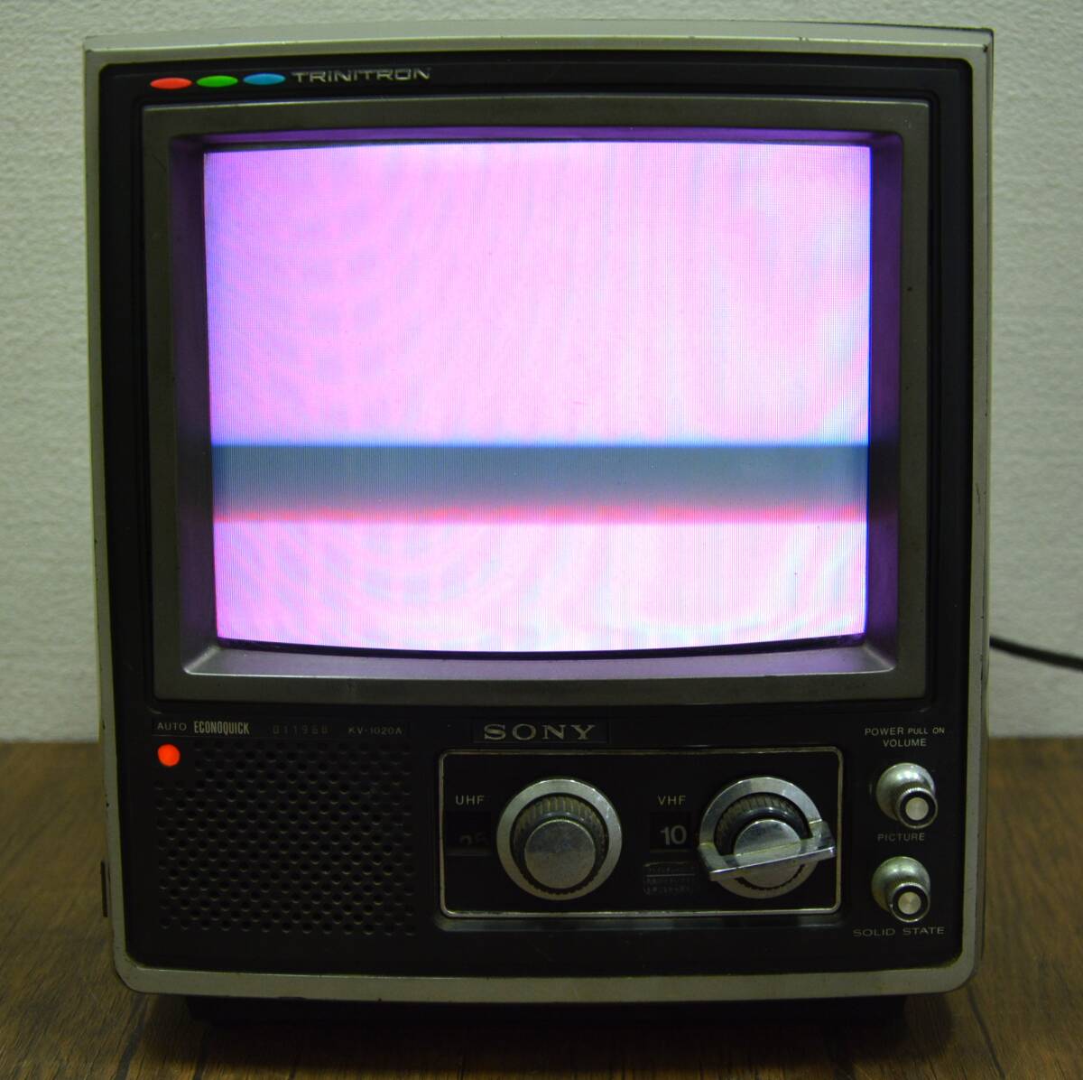 中古】昭和のテレビ SONY KV-18A ソニートリニトロンカラーテレビの