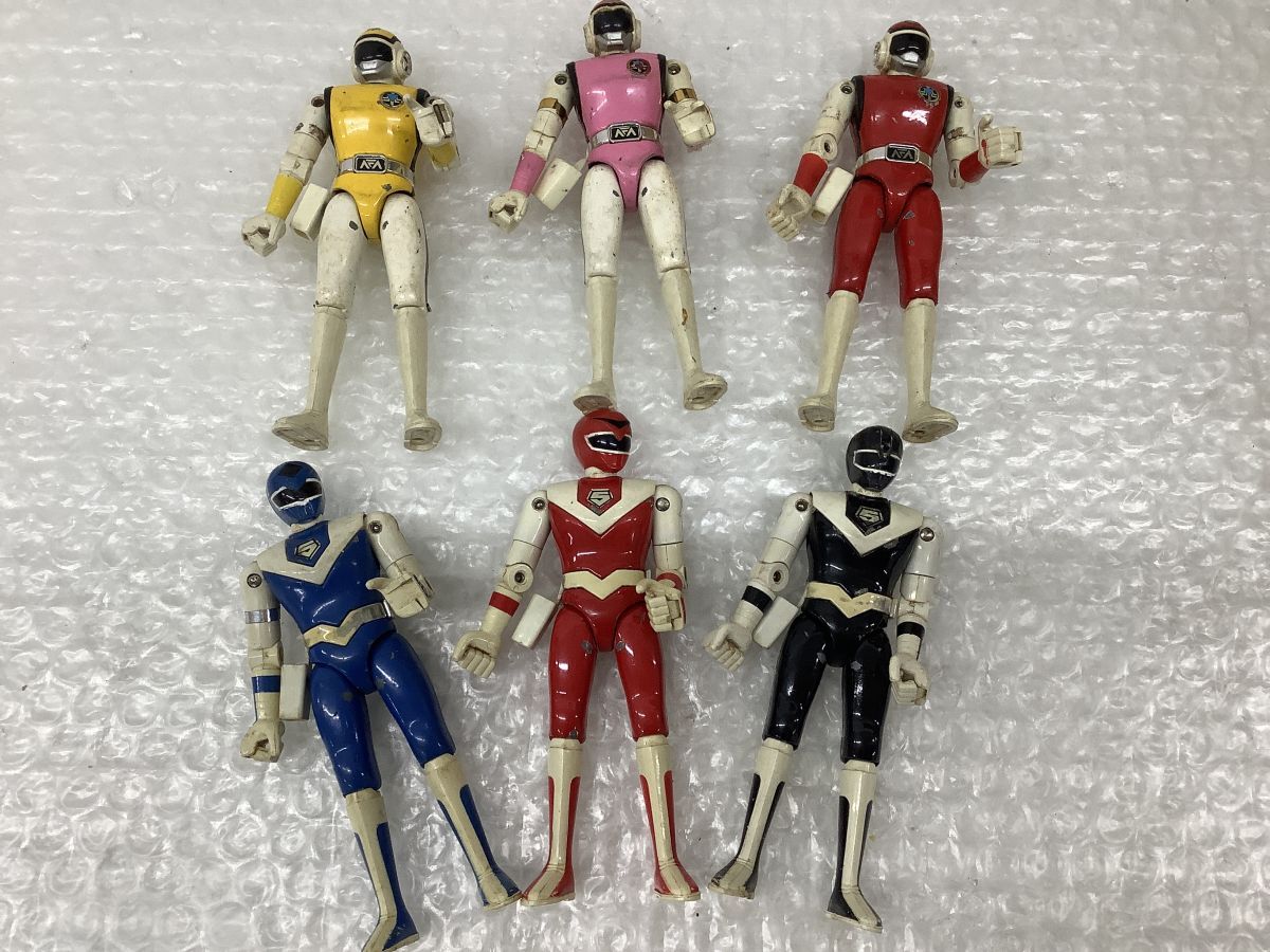バンダイ 光戦隊 マスクマン ブラックマスク ソフビの落札情報詳細 
