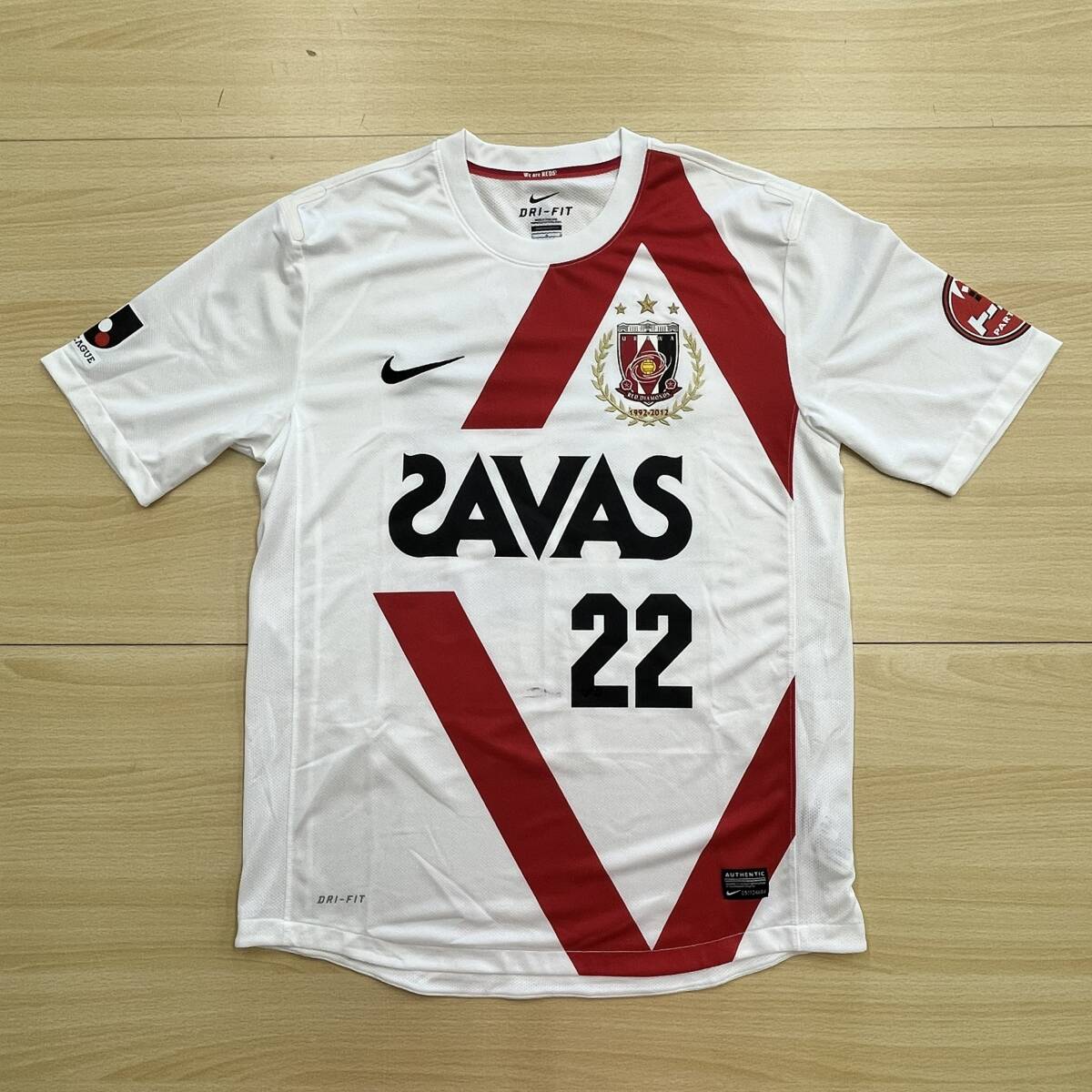 NIKE正規品 浦和レッズ 2012 山田直輝 ホーム半袖ユニフォーム Sサイズ 
