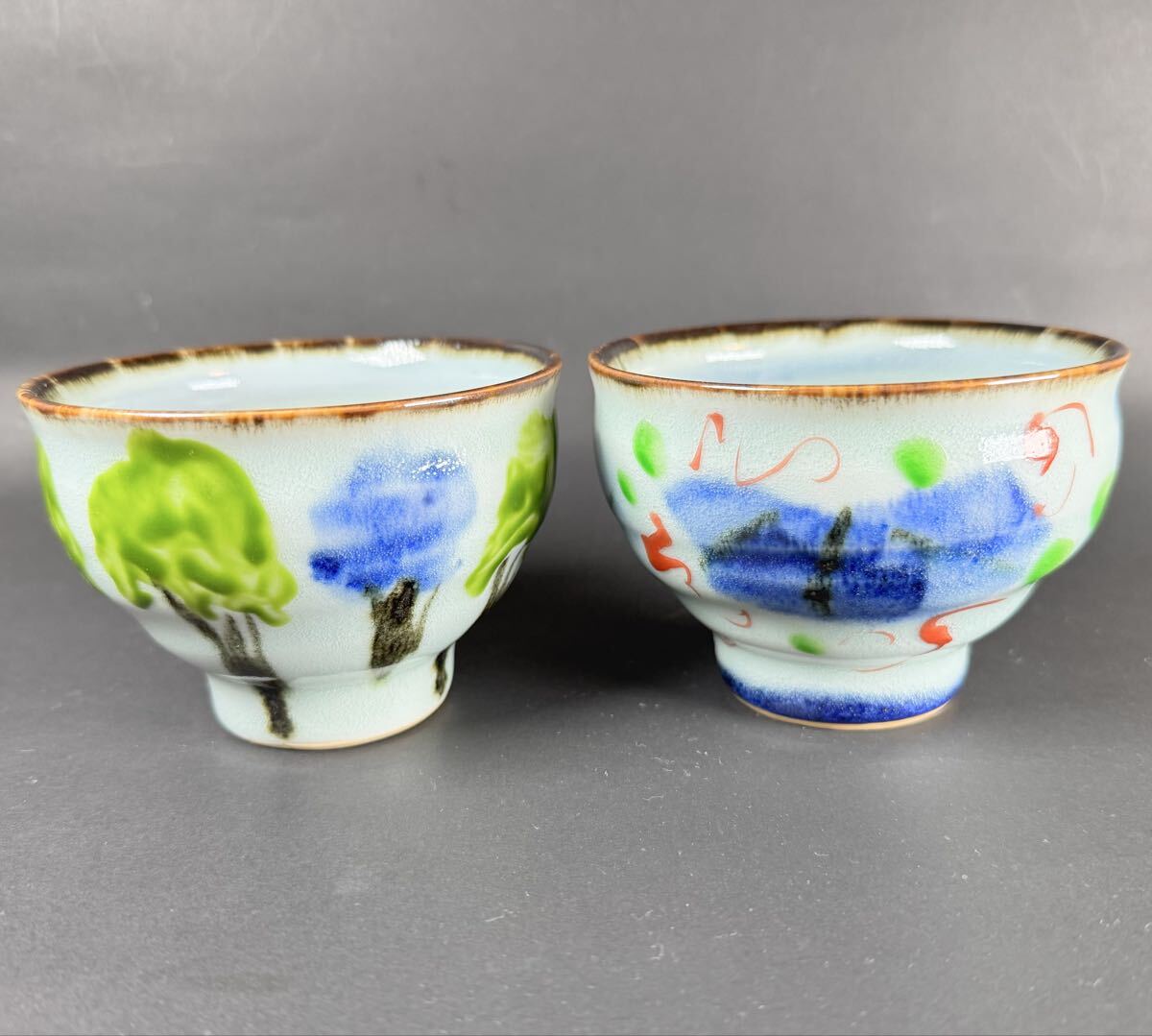 中古】JZ08082 ＜ 薩摩焼 朝日窯 花瓶 鷹 色絵 金襴手 高31㎝ 無傷