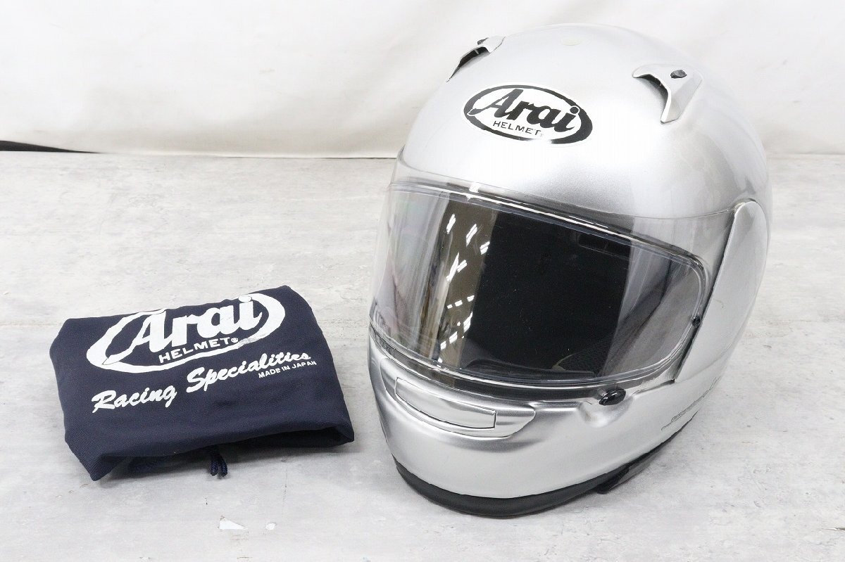 Arai プロファイル ブルー色 ジャンク 一部パーツなし 部品取りなどに 