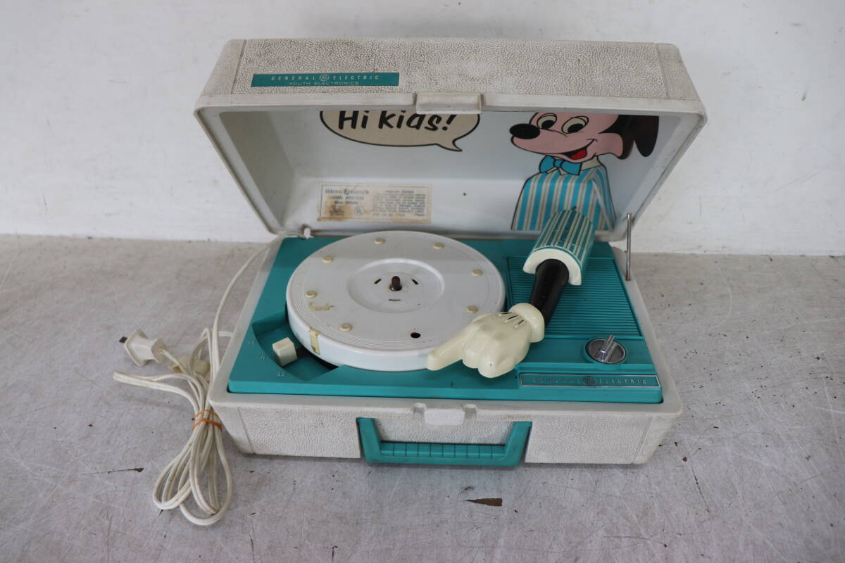 中古】昭和レトロ ゼネラルGENERAL レコードプレーヤーラジオ MC-303C 