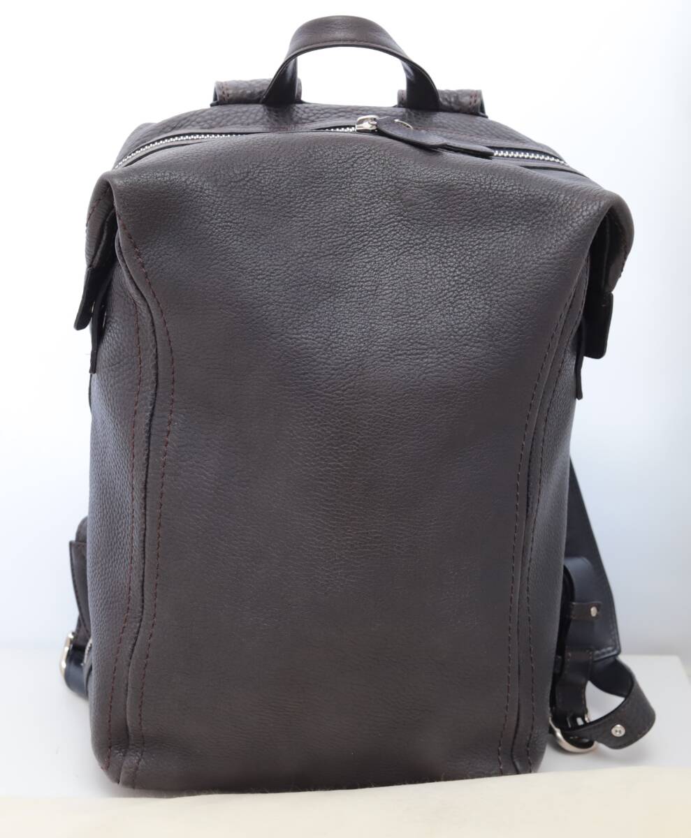 中古】【限定色ネイビー】 土屋鞄 【トーンオイルヌメ ソフトバック