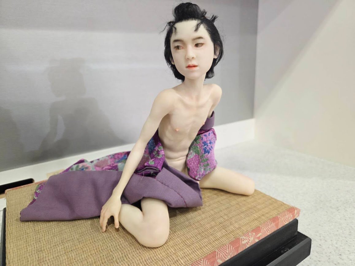 目立った傷や汚れなし】慶應◇【甲秀樹】2009年個展出品作 樹脂粘土