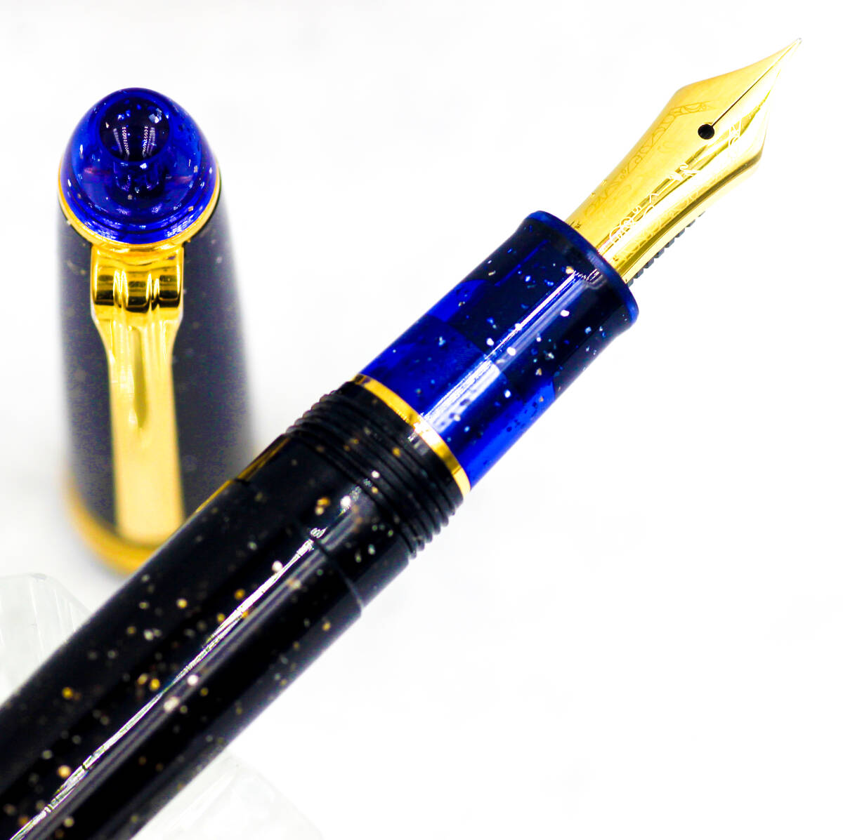 中古】☆限定品 うさぎやオリジナル 花霞 14K 万年筆☆セーラー SAILOR