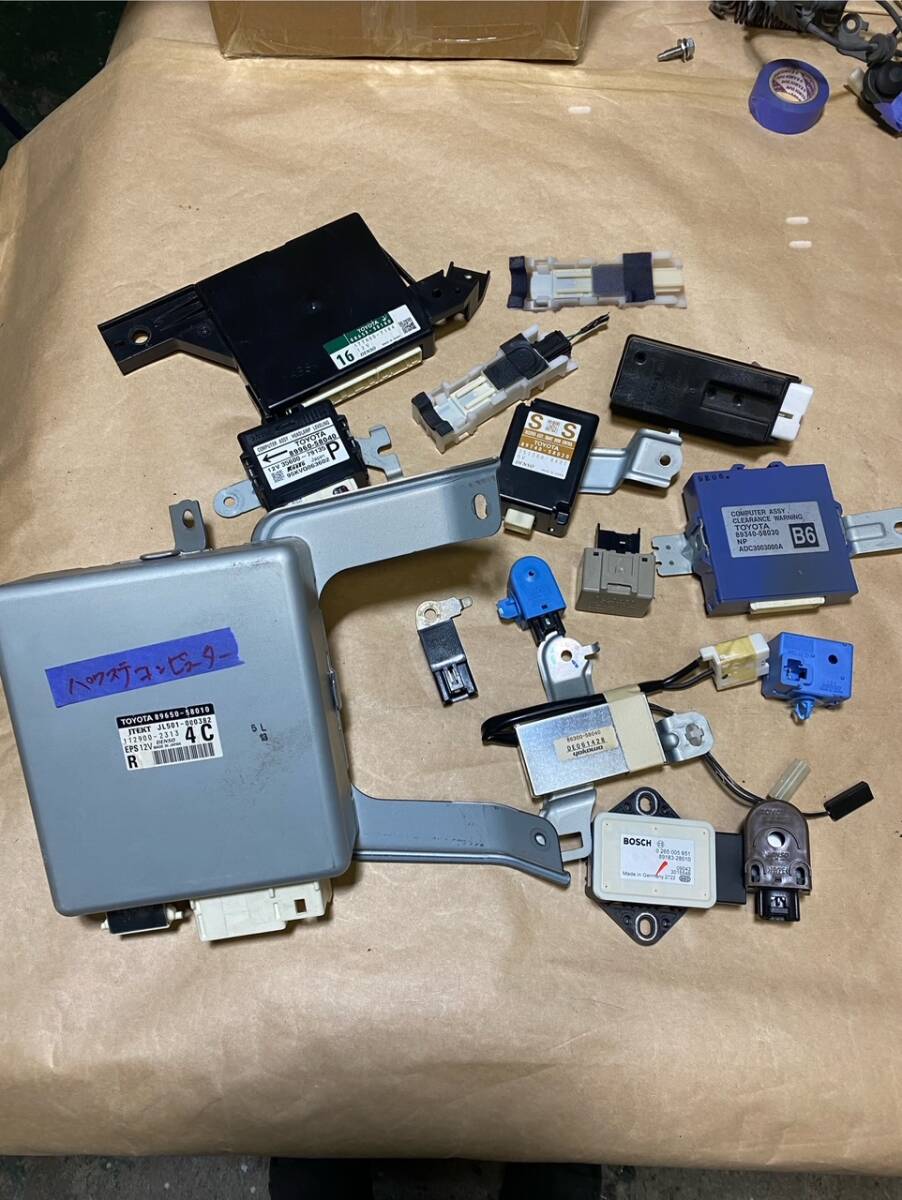 アルファード GGH25 20系 トヨタ純正 オーディオアンプ セット 3点