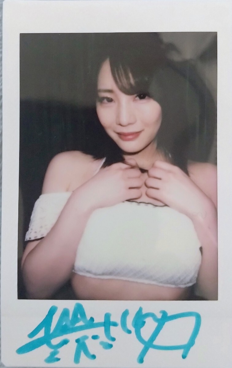 未使用】鈴村あいり チェキ 直筆サイン プレステージ 水着 アイドル