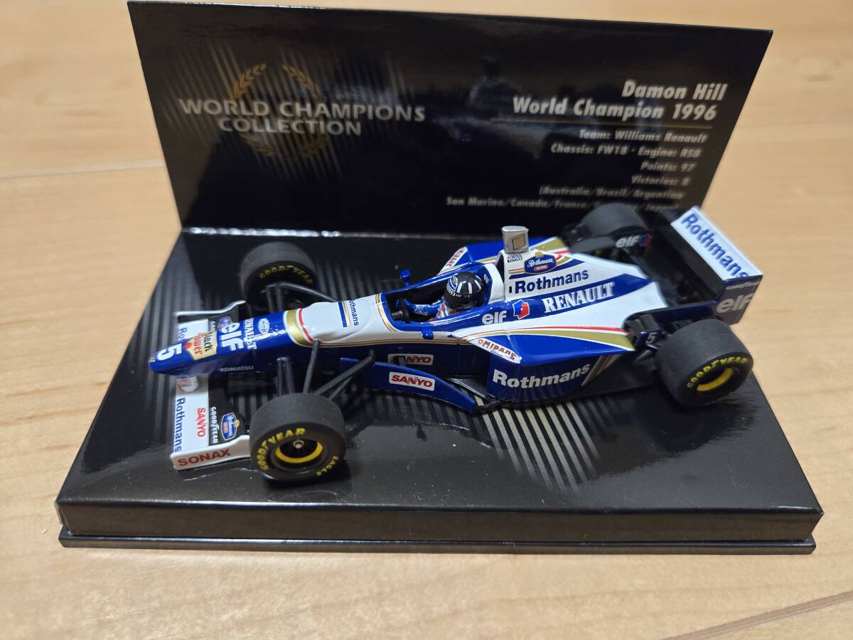 中古】タバコ仕様 1/43 ウィリアムズ ルノー FW16B #0 デイモン・ヒル