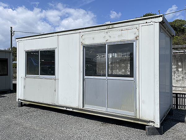□滋賀発□美品□エアコン付□ナガワ スーパーハウス ユニットハウス 